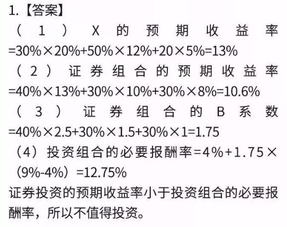 2019年中級(jí)財(cái)務(wù)管理考試真題