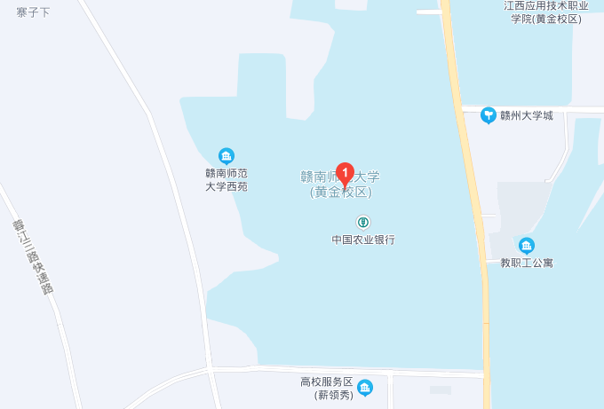 贛南師范大學（黃金校區(qū)）地址